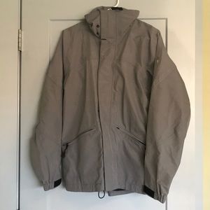 Burton XS ski / snowboard grey waterproof shell
